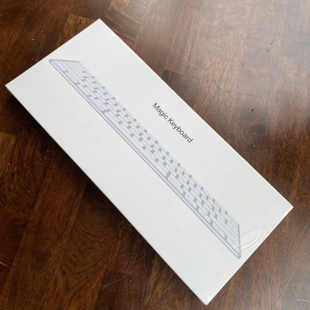 Apple Bluetooth Magic Keyboard- Never opened or used, still in shrink wrap